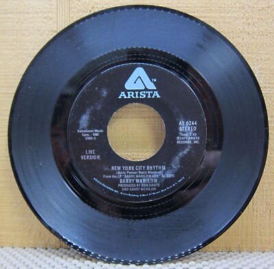 Barry Manilow -Looks Like We Made It & New York City Rhythm- Arista 45 RPM  1977