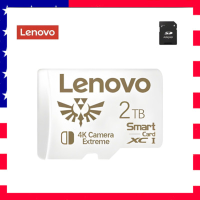 Lenovo 2TB Micro SD Card High Speed Flash TF Memory Card Nintendo Switch