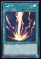 Raigeki LOB-EN053 Legend of Blue Eyes White Dragon (25th Anniversary Edition) Super Rare
