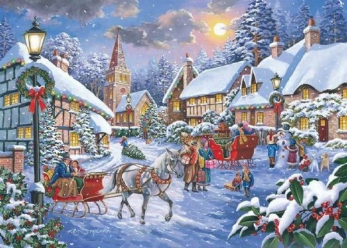 House of Puzzles Jigsaws 1000 piece Fading Memories, Jingle Bells, Pedlar Man - Picture 6 of 13