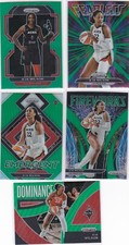 2022 Prizm WNBA A'JA WILSON GREEN REFRACTORS FEARLESS-EMERGENT-FIREWORKS- & MORE