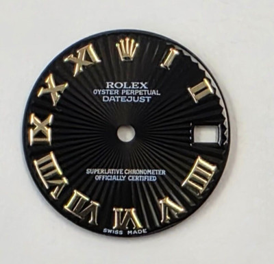 Rolex Authentic Datejust 31mm Black Sunburst Roman Dial Model 178273