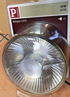 Paulmann Spot 111 230V 50W Halogen GU10 Flood 24° Warm White Dimmbar