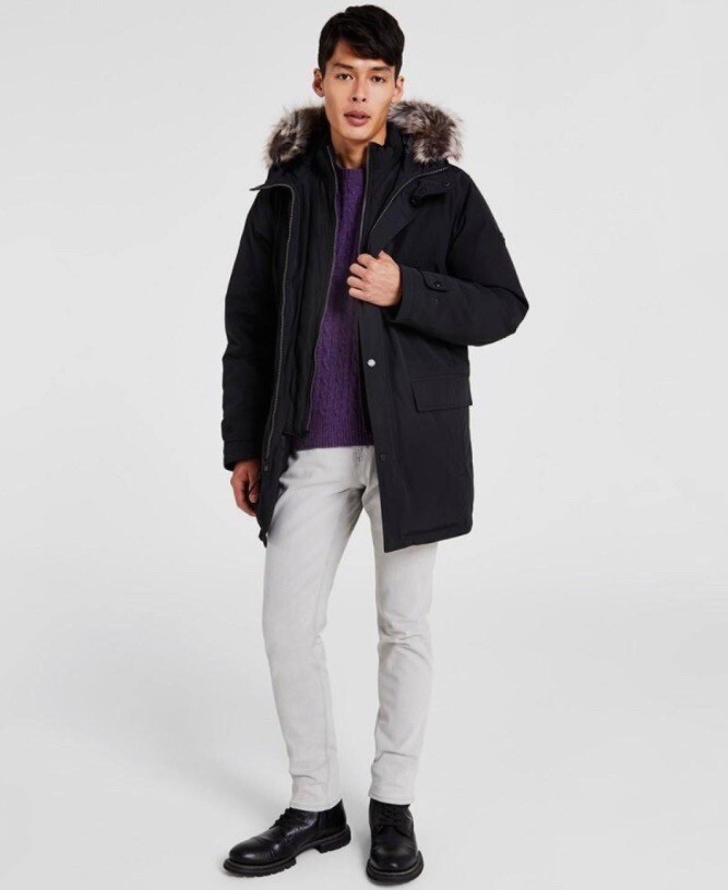 【送料&関税込】Michael Kors Hooded Parka Michael Michael Kors Hooded Parka | Black | FARFETCH JO