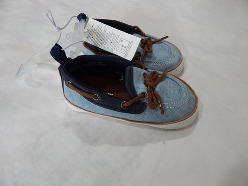 NWT Boys 18-24 Months Soft Sole PREPPY Boat Shoe Dock nEW - Picture 2 of 5