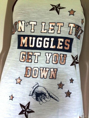 Pijama para mujer Harry Potter chaleco torso o pantalones cortos muggles Get You Down Primark - Imagen 3 de 6