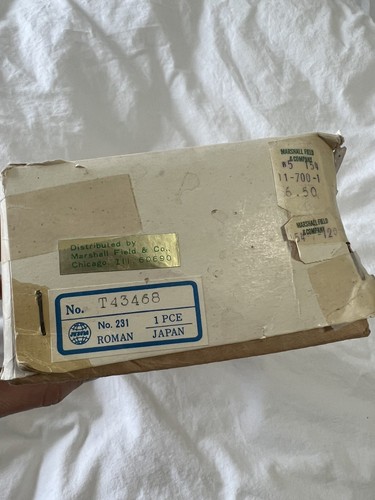 Vintage Christmas Angel Tree Topper~ Original Box~ Marshall Fields~ - Picture 3 of 12