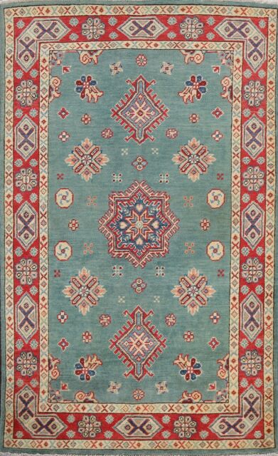 5' 8'' x 7' 9'' Indoor/ Outdoor Geometric Moroccan Jute/ Wool Area Rug Hand-Knotted Carpet 6x8 
