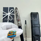 MB StarWalker Midnight Blue Resin Rollerball Pen Platinum Trim w/Box CHEAPS — photo 5