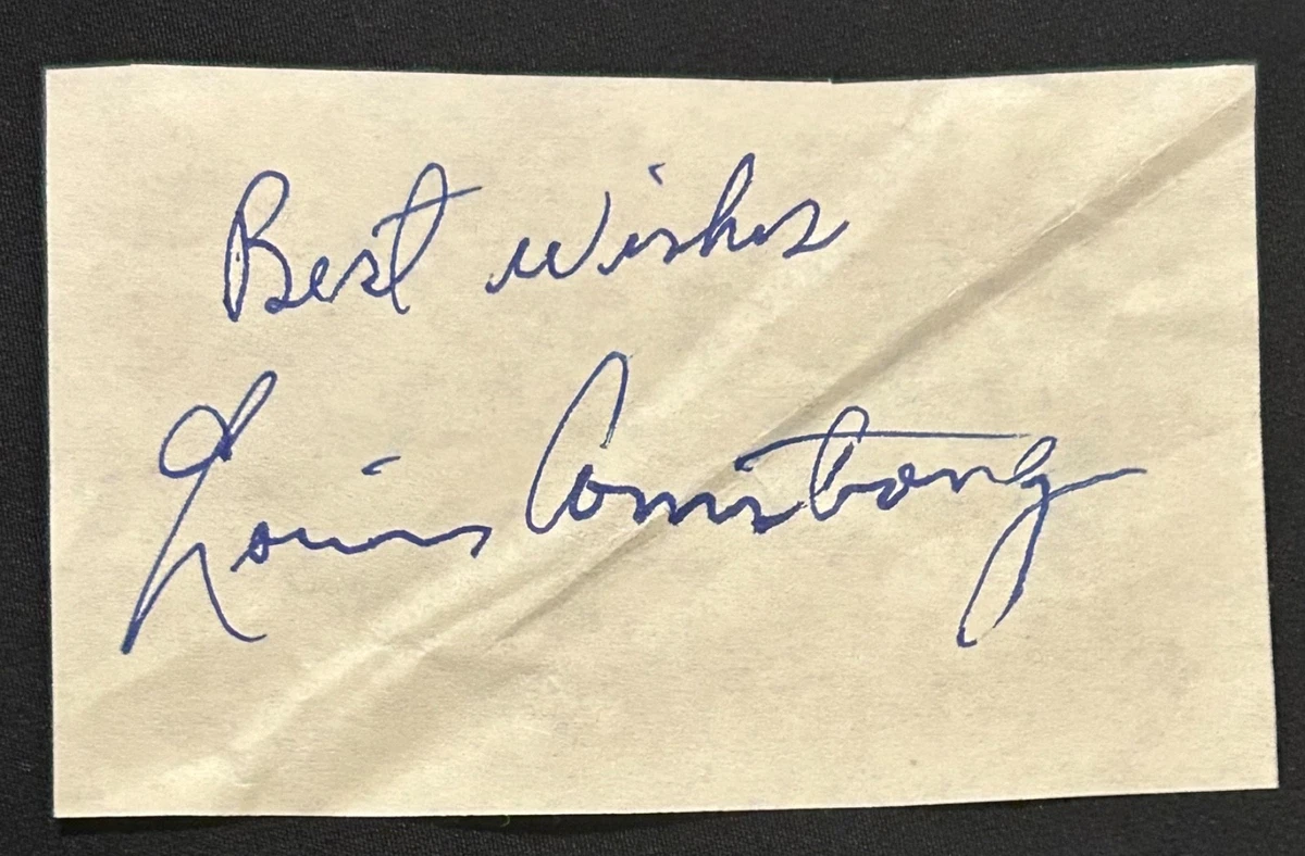 Original Autographed Jazz & Big Band Memorabilia for sale | eBay