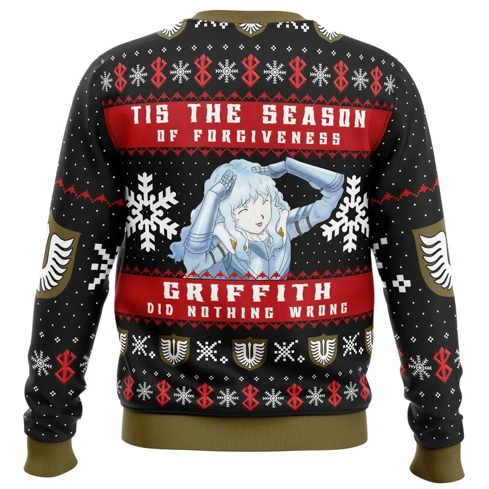 Griffith Did Nothing Wrong Berserkk Ugly Christmas Sweater
