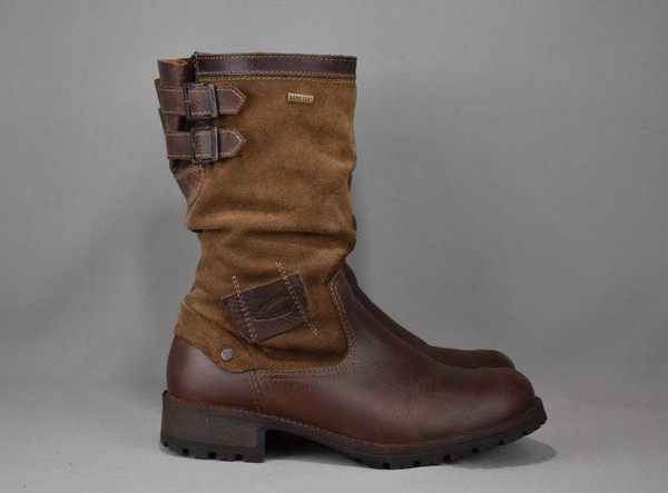 Women Camel Active Boots Brown Leather 39.5