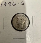 1936-S Mercury Silver Dime