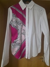 Versace Hemd in weiss mit schönen Applikatio...