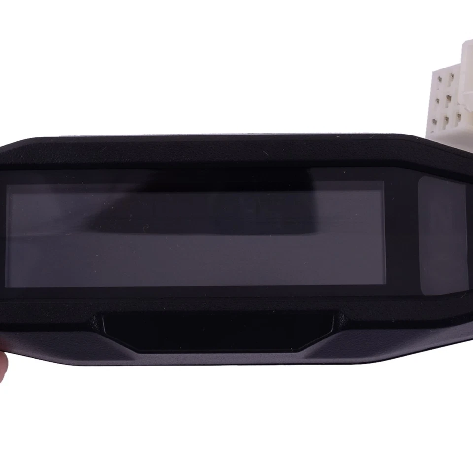 Motorcycle ATV LCD Digital Speedometer Odometer Tachometer Gauge w/ Bracket xj - Image 3 of 4