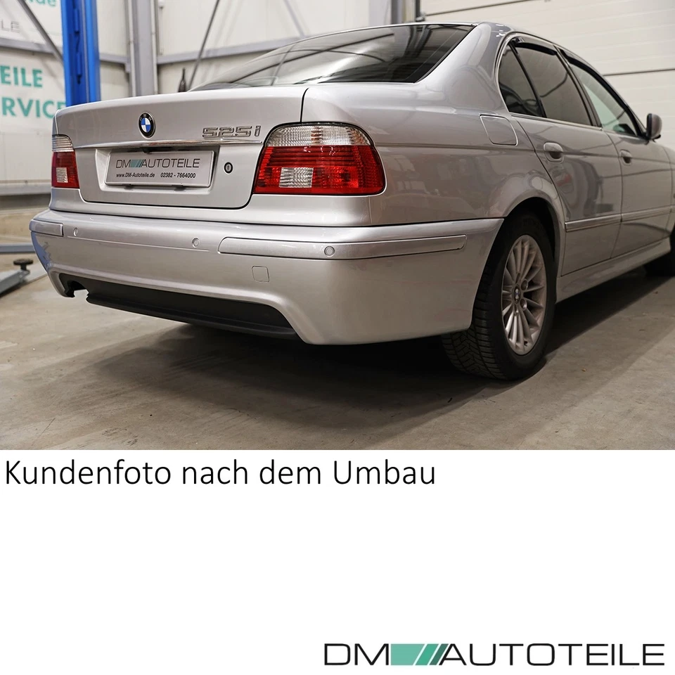 Heckdiffusor Schwarz Stoßstange 520-540i passend für BMW 5er E39 mit M-Paket+ABE - Bild 2 von 4