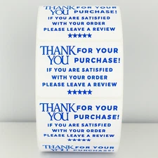 Thank you sticker , please leave a 5 star review STICKERS ENVELOPE SEALS