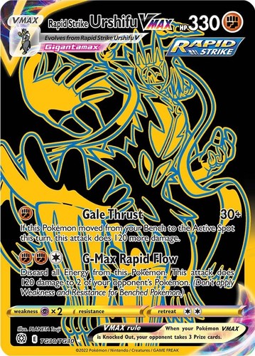 Rapid Strike Urshifu VMAX (Secret) Holofoil [SWSH09:TG - TG30/TG30]