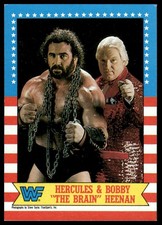 1987 Topps WWF #9 Hercules & Bobby 