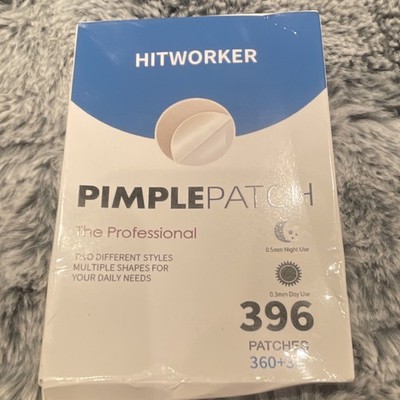 HITWORKER The Professional Pimple Patch 396 Tea Tree Witch Hazel Day/Night