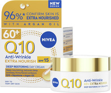 Nivea Q10 Power 60+ Anti-Wrinkle + Replenishing Day Cream Spf15 50ml