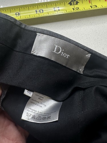 Dior Homme by Hedi Slimane Gray Flare Dress Pants Sz IT 46 US 30 **read - Picture 3 of 12