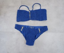 Tori Praver Womens Bikini Size M Blue 2 Piece Suit suit Set VGC