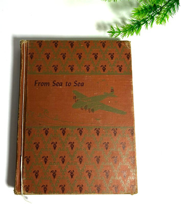 From Sea to Sea Learning to Read Vintage Book 1945 Children's HB Book Antique