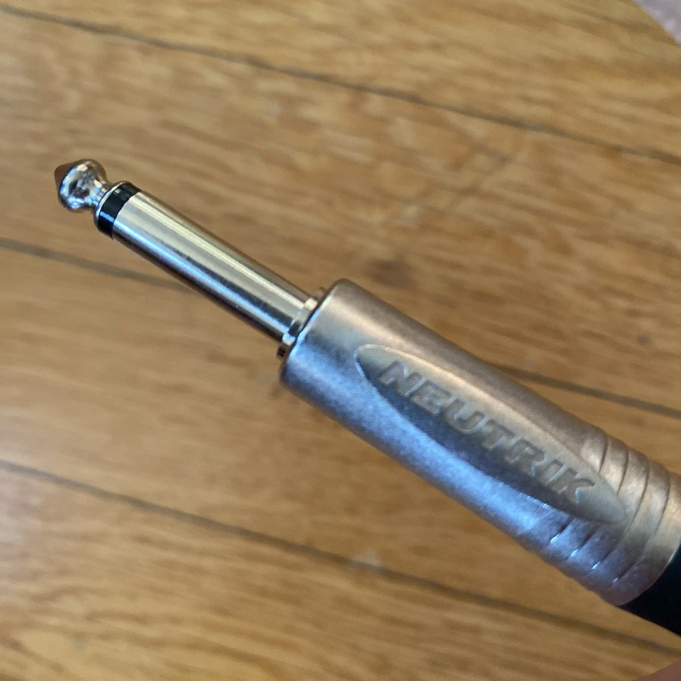 2x Conector de Bloqueio Neutrik Cabo de Áudio 1/8” TRS 1/4” TS Transmissor Sem Fio - Imagem 3 de 4