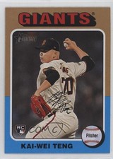 2024 Topps Heritage High Number Kai-Wei Teng #638 14dq