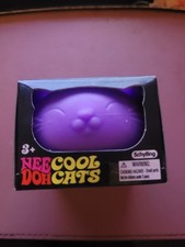 NeeDoh Cool Cat Squishy - Purple