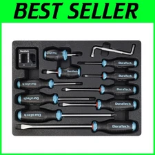 Professional 12-Piece Magnetic Screwdriver Set - S2 Alloy Steel & Easy Storage