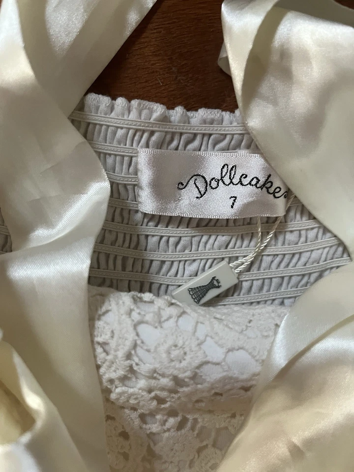 Dollcake ivory  Dress Size 7 - Image 3 of 3