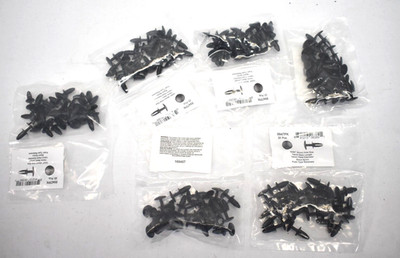 Lot of 150 Disco Automotive Push Type Retainers 16/64'' Hole Size w 14mm Stem