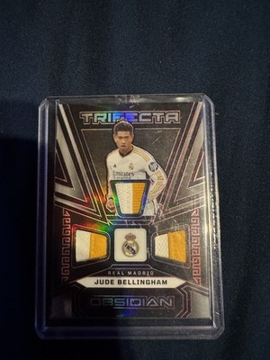 Panini Obsidian 2023/24 Jude Bellingham Triple Jersey Patch Trifecta Orange /25