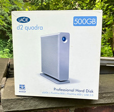 LaCie d2 quadra 500GB External HDD 7200RPM 16MB USB2.0 FW400/800 eSATA