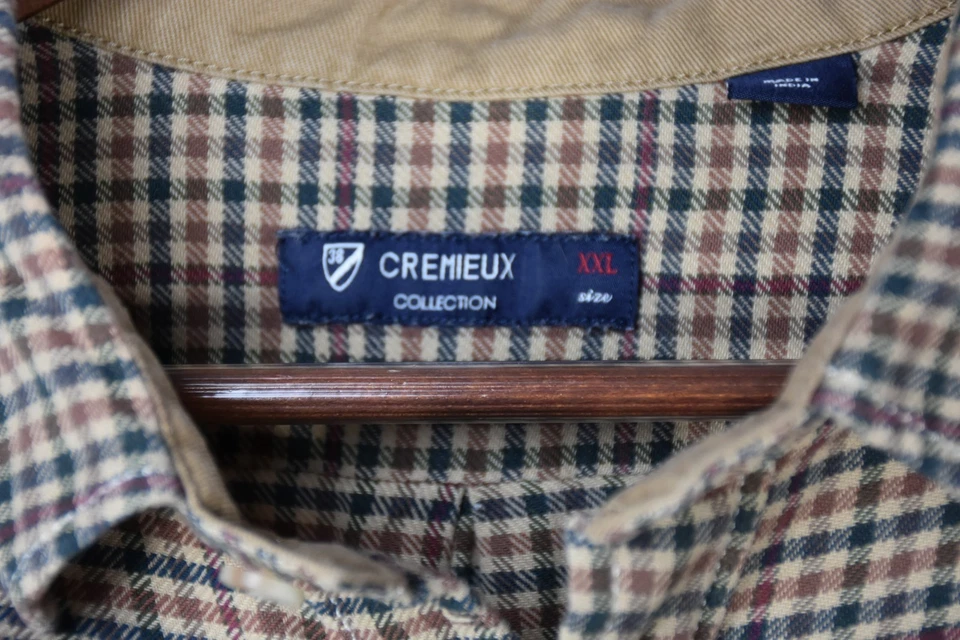 Camisa para hombre Daniel Cremieux Signature Collection XXL - manga larga a cuadros Foto 2 de 4