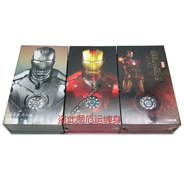 Marvel Avengers Iron Man Mark III Mark II MK 3 MK 2 Figura de Acción Juguete 7" Nuevo Foto 4 de 4