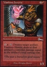 4 x Viashino Heretic - Urza's Legacy - Light Play - MTG