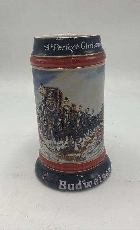 1992 Budweiser A Perfect Christmas Stein