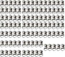 100 Sets Shoe Boot Buckle, D Ring Eyelet Buckle, Shoe Boot Lace Hooks, Metal Sho