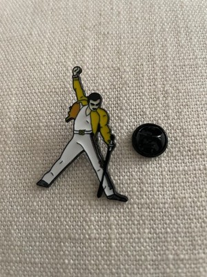 QUEEN FREDDIE MERCURY Live AID Bohemian Rhapsody Pin Badge New High Quality NEU