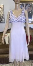 Karen Kane vintage Silk Lavender Dress Size 4
