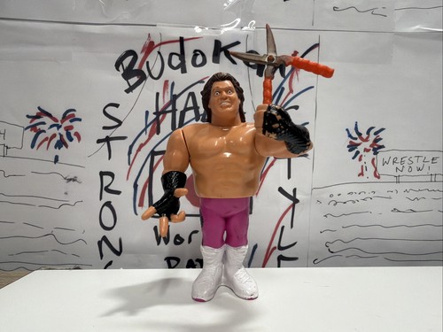 WWF Brutus The Barber Beefcake w Shears Hasbro Wre...