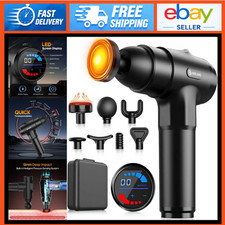 Deep Tissue Massage Gun with Heat Handheld Percussion Massager for Pain Relief