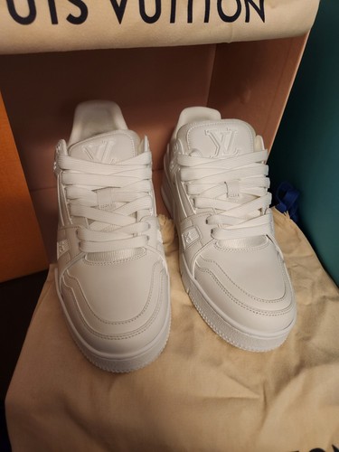 Louis Vuitton LV Trainer Low ‘White’ - Size 6.5 M, 8 W, European Size 39 - Picture 5 of 8