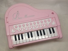 Little Musician Baby piano de cola con micrófono, rosa, usado