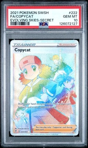 Copycat graded PSA 10 for sale on eBay
