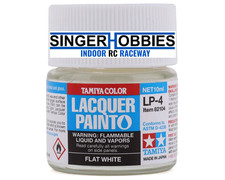TAMIYA TAM82104 LP-4 Flat White Lacquer Paint 10ml 