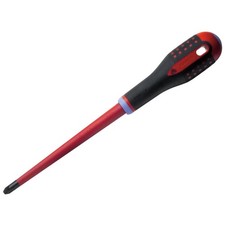 Bahco ERGO™ Slim VDE Insulated Pozidriv Screwdriver PZ2 x 80mm